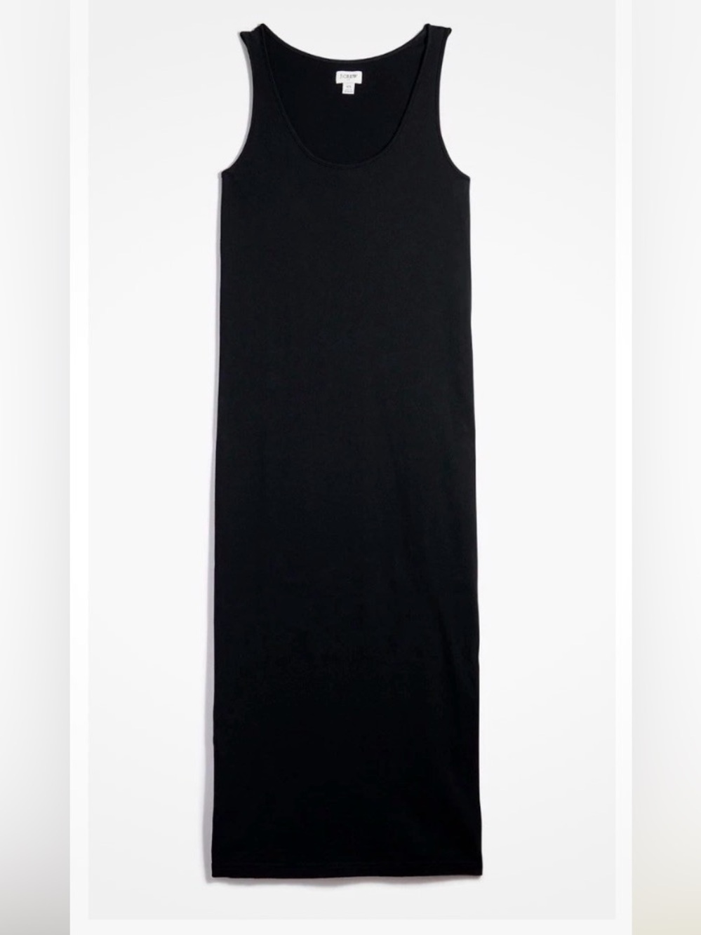 J Crew NWT casual black sleeveless midi dress, XS